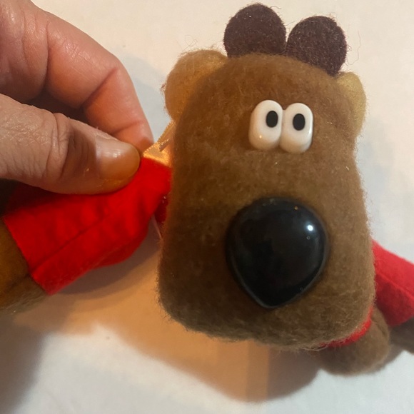 Vintage Hallmark Rodney Reindeer Stuffed Plush Heartline 1986 - Picture 2 of 3